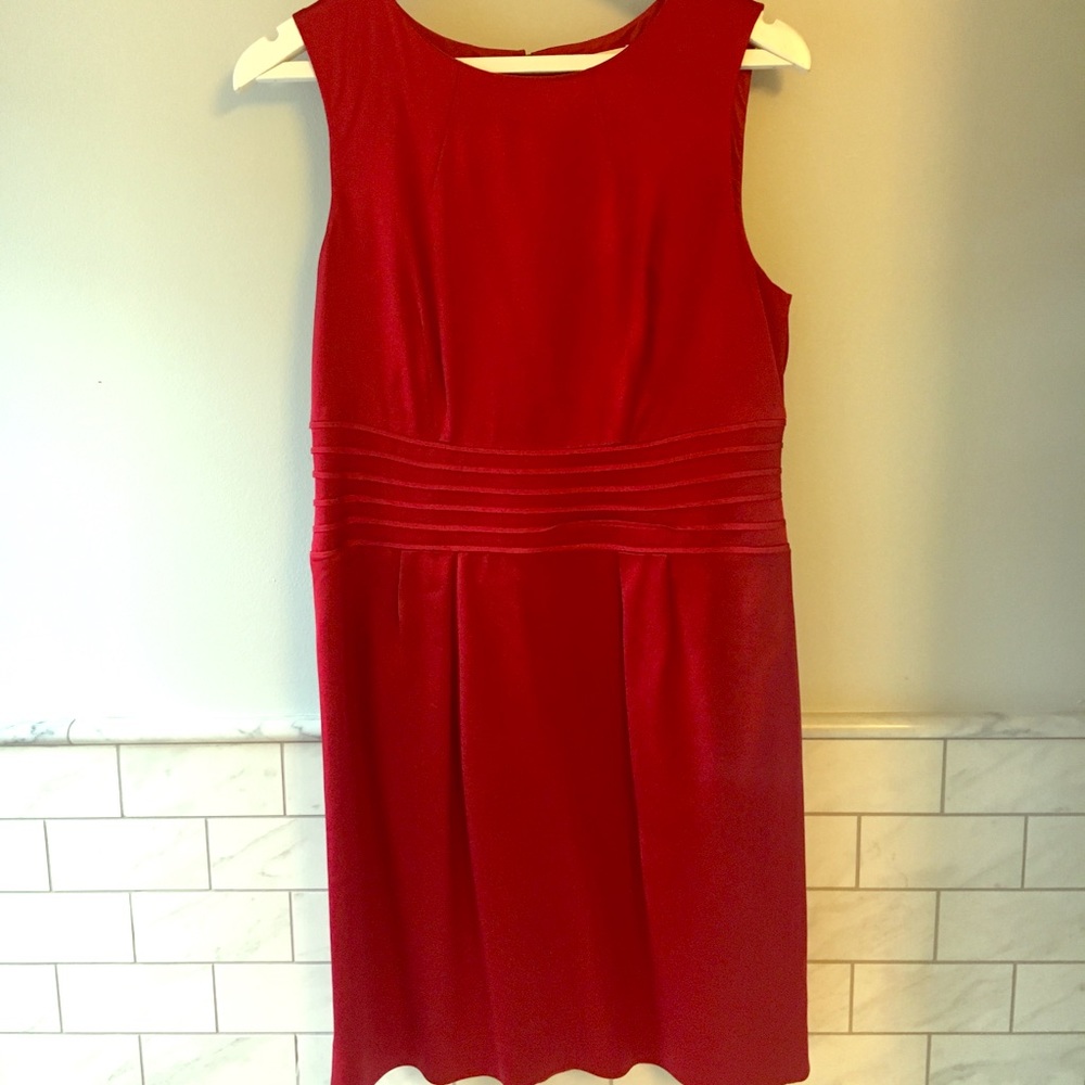 Banana Republic A-line red dress